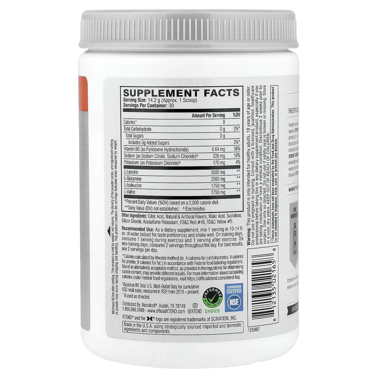 Xtend Original BCAA — 30 Servings — image 8