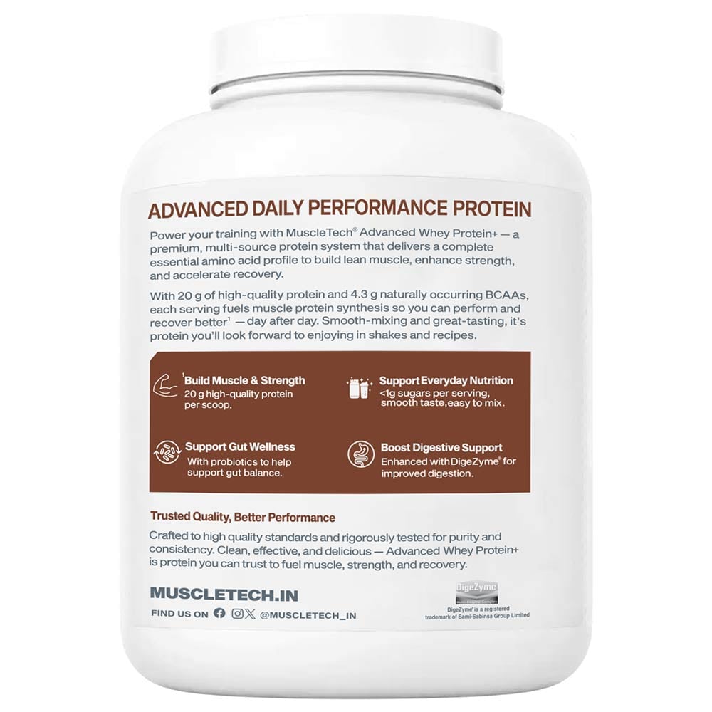 MuscleTech Advance Whey Protein+ — Chocolate — image 3