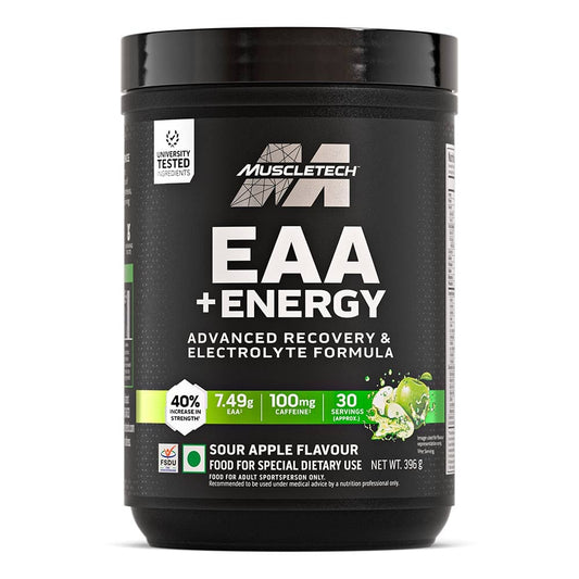MuscleTech EAA+ Energy — Tropical Twist, 30 Servings