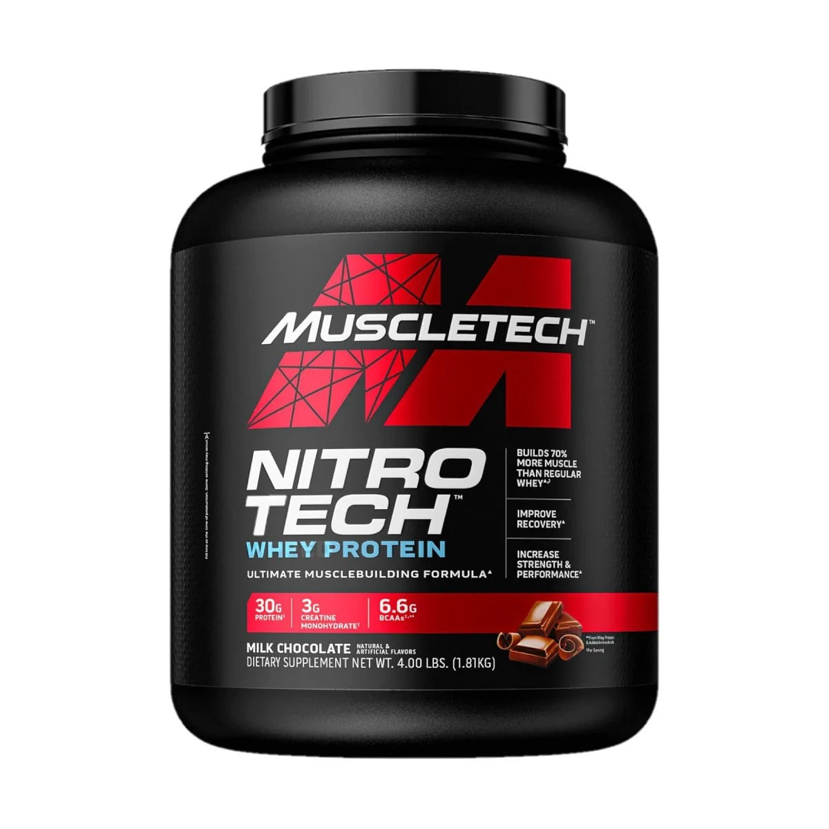 MuscleTech Nitro-Tech Performance Series Whey — Milk Chocolate 1.81 kg