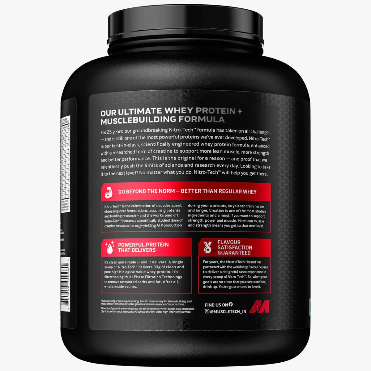 MuscleTech Nitro-Tech Performance Series Whey — Milk Chocolate 1.81 kg — image 2