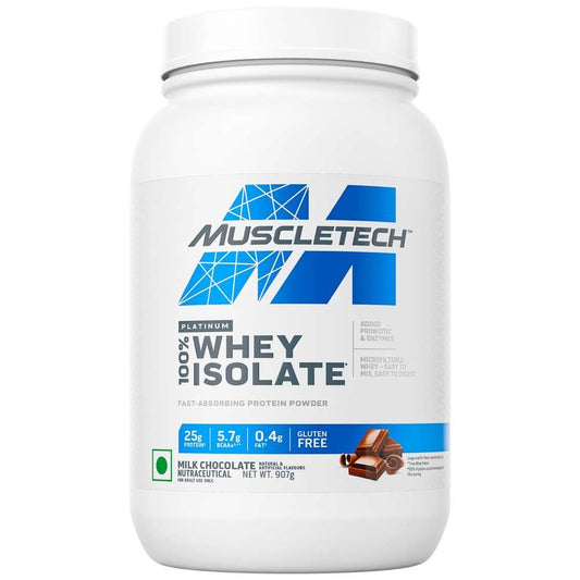 MuscleTech Platinum 100% Whey Isolate — Milk Chocolate