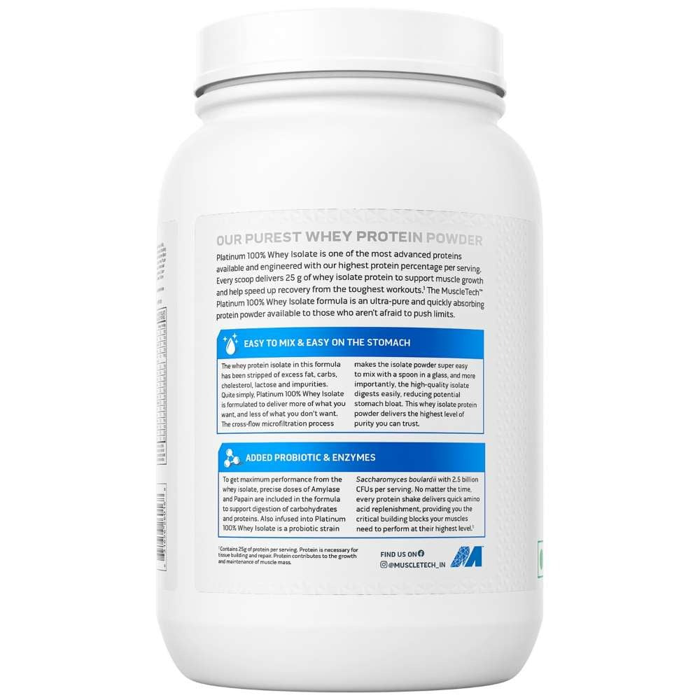 MuscleTech Platinum 100% Whey Isolate — Milk Chocolate — image 2