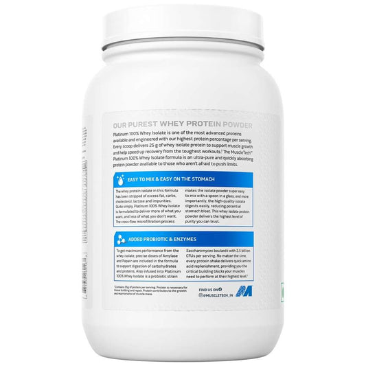 MuscleTech Platinum 100% Whey Isolate — Milk Chocolate — image 2