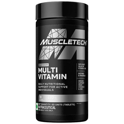MuscleTech Platinum Multivitamin — 60 Tablets